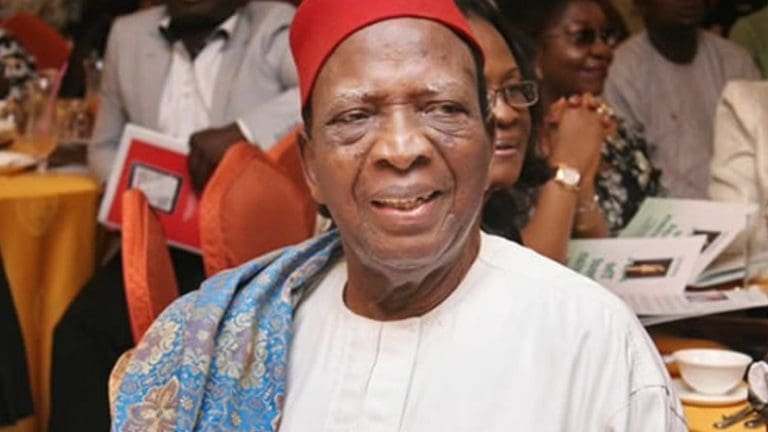 BREAKING: Legal icon, Prof. Ben Nwabueze, is dead