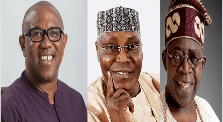Presidential election: Fresh survey puts Obi ahead of Atiku, Tinubu