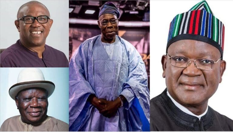 Obi endorsement: Obasanjo, Ortom, Clark speak for millions of Nigerians, says Coalition