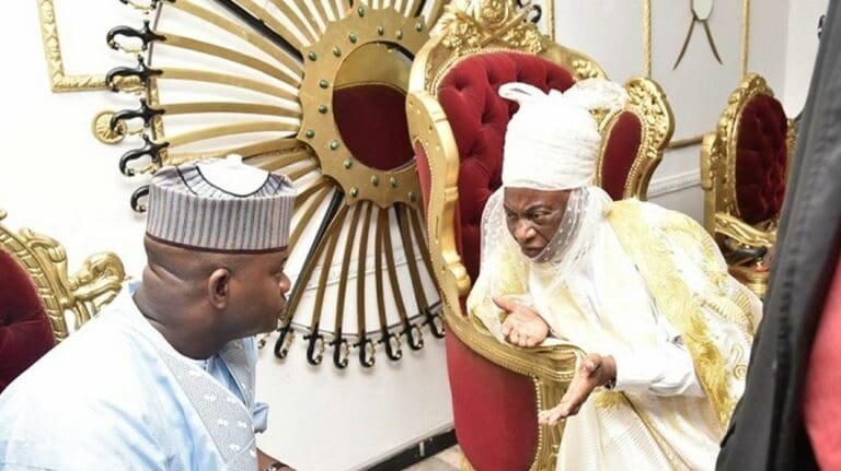 Gov Bello queries monarch why he refuses to welcome Buhari