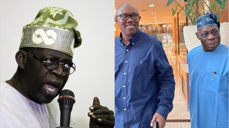 Your endorsement of Peter Obi, worthless — Tinubu tells OBJ