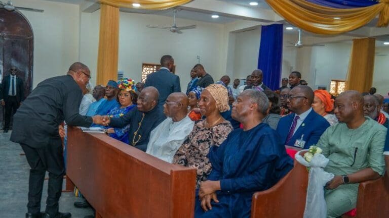 Obasanjo, Jonathan, Atiku, Obi, Osibanjo, others at gov Diri father’s burial in Bayelsa