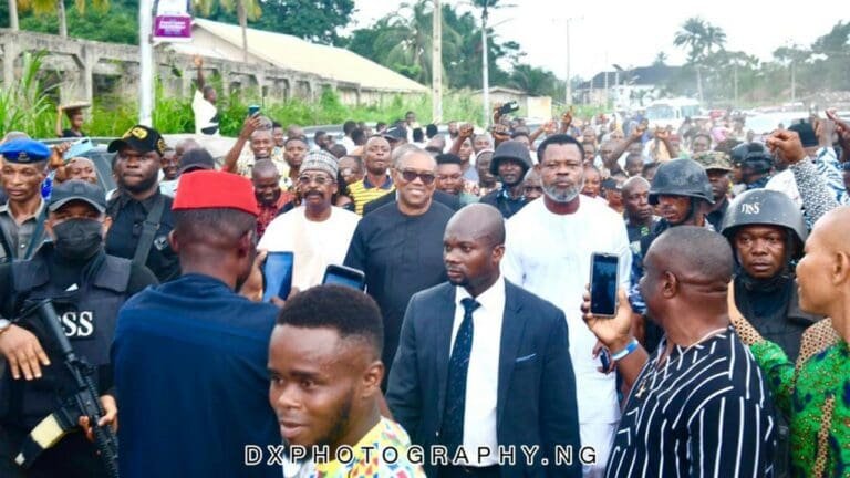 Imo, Enugu agog as Obi graced Ihedioha mother and Nnamani wife burial