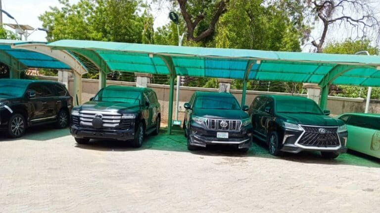 Zamfara: Police raid ex-Governor Matawalle’s residence, recover 40 looted government vehicles