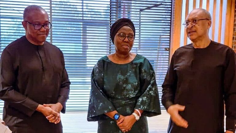 Heartfelt Condolences: Obi, Utomi visited Betty Anyanwu-Akeredolu in Ibadan