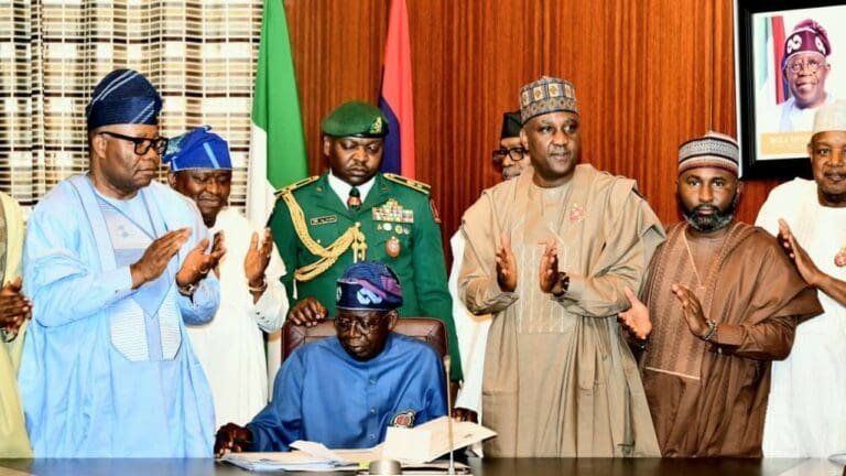 Tinubu signs N28.7 Trillion 2024 budget into law Tinubu signs N28.7 Trillion 2024 budget into law