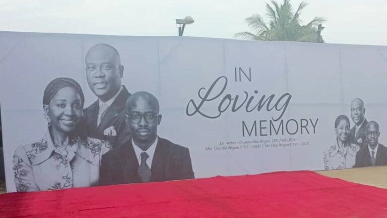 Herbert Wigwe, wife Chizoba, son laid to rest in Rivers State
