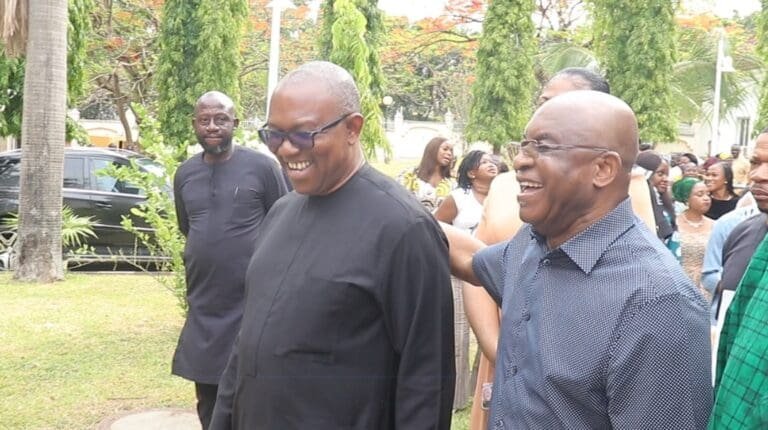 Peter Obi celebrates former Senate President David Mark on 76th birthday