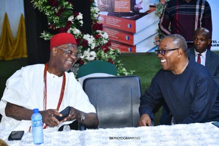 Peter Obi celebrates the 83rd birthday of His Majesty Igwe Alfred Nnaemeka Achebe, the Obi of Onitsha
