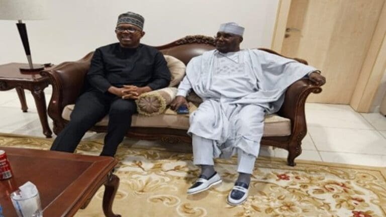 Peter Obi, Atiku attend Yar’Adua mother’s burial as senator Kingibe mourns