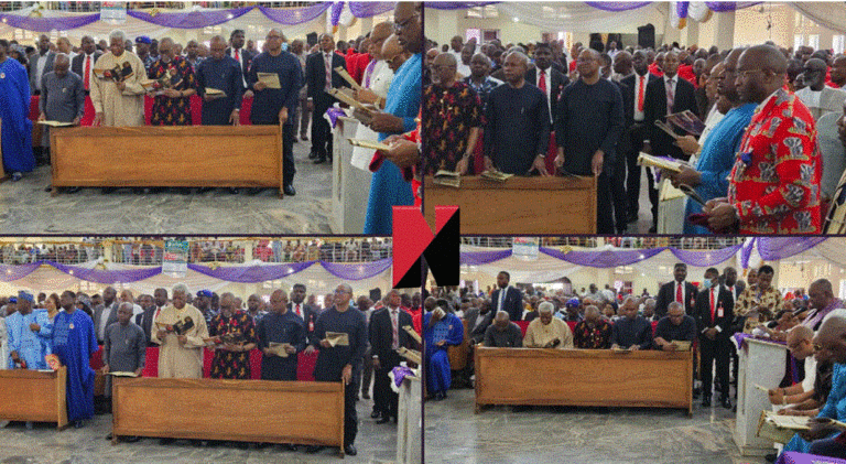 Peter Obi pays tribute to Chief Emmanuel Iwuanyanwu at his funeral