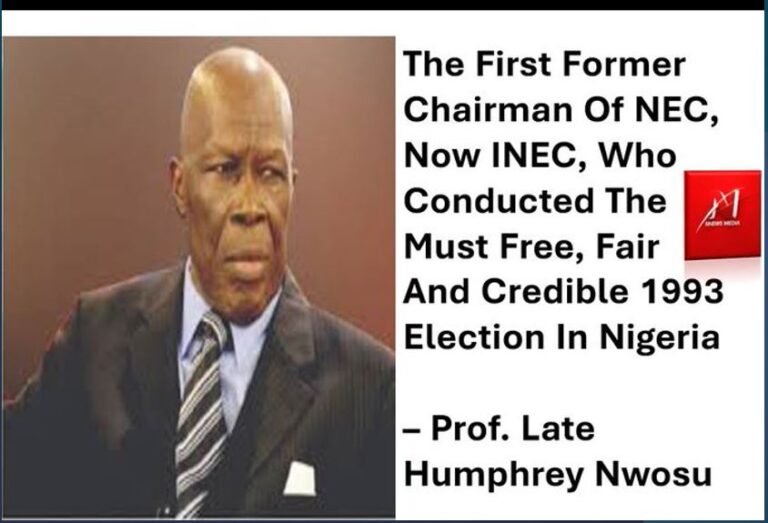 Honor for a Hero: Okorie Urges Tinubu to name INEC HQ after Late Prof. Nwosu