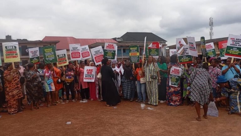 Tension, delays mar Enugu south by-election as protests erupt over candidate’s conviction