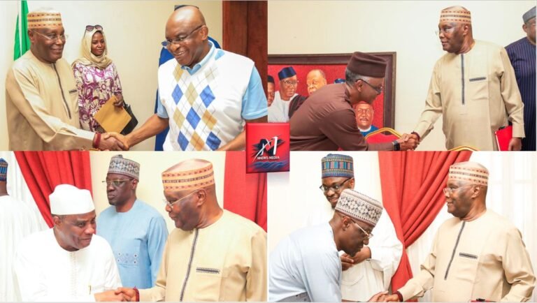 Atiku joins ADC coalition meeting in Abuja, vows to fight poverty, insecurity